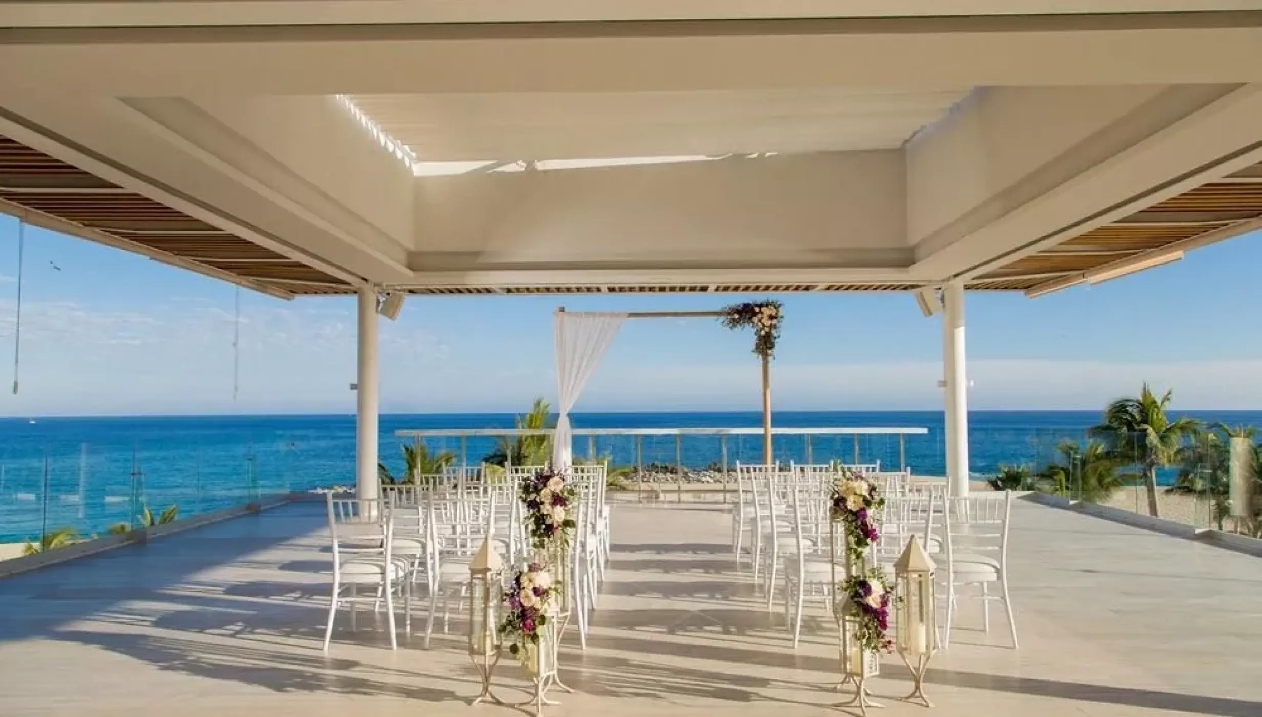 Dinner reception in Gabi Sky Bar at Paradisus Los Cabos