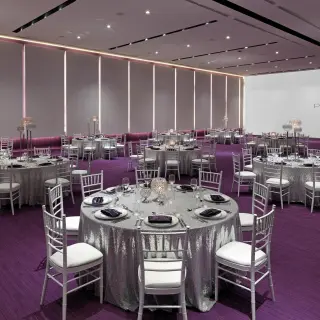 Indoor ballroom wedding reception at Paradisus Los Cabos, Cabo San Lucas