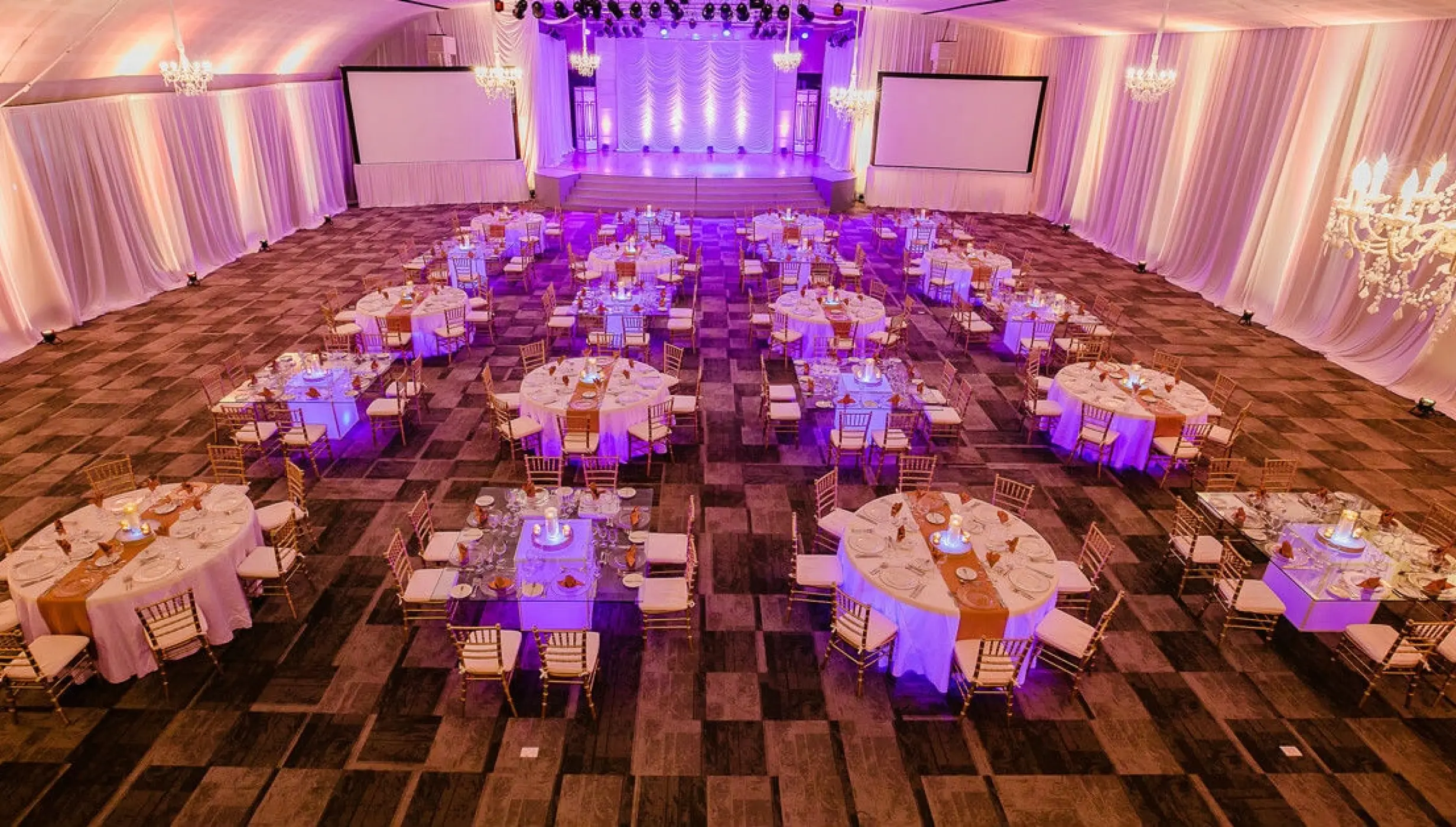 Paradisus La Perla balroom wedding reception area