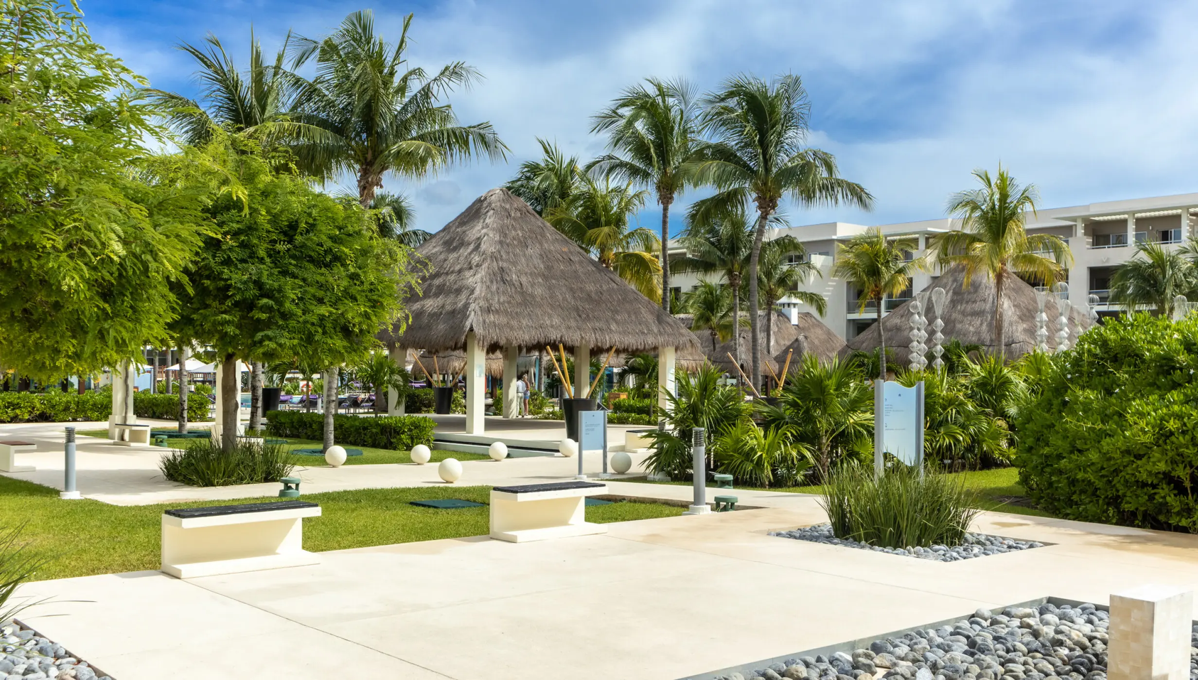 Dinner receptPalapa 1 and 2 wedding venue at Paradisus Playa del carmen and Paradisus La Perla