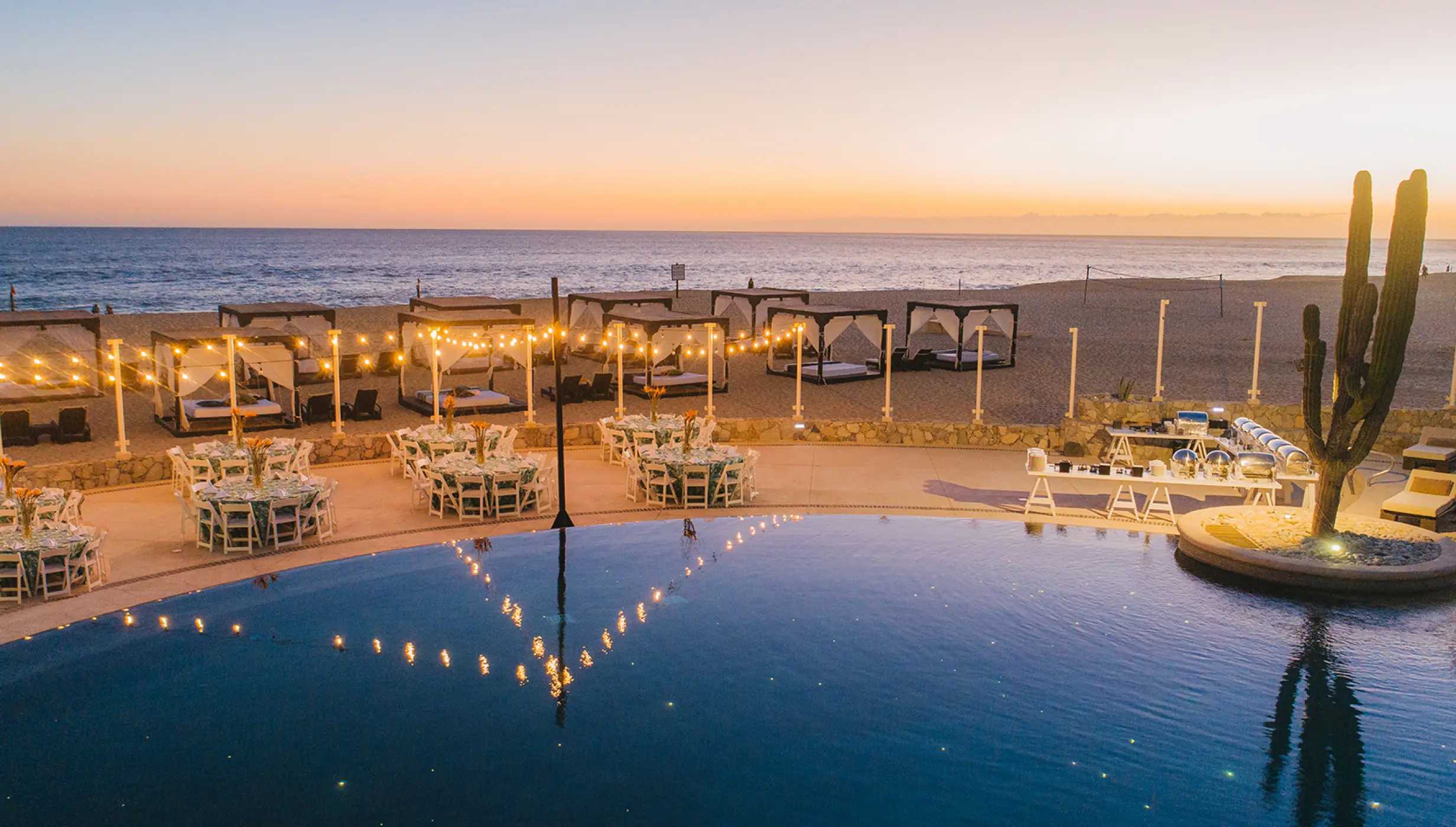 Constellation terrace at Pueblo Bonito Pacifica Resort