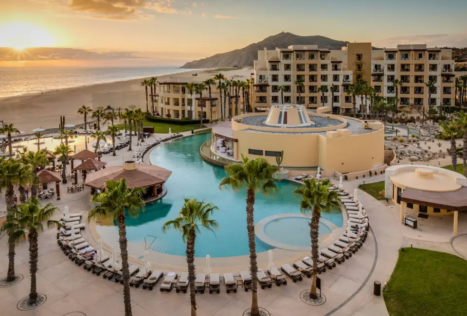 Aerial view of Pueblo Bonito Pacifica Resort