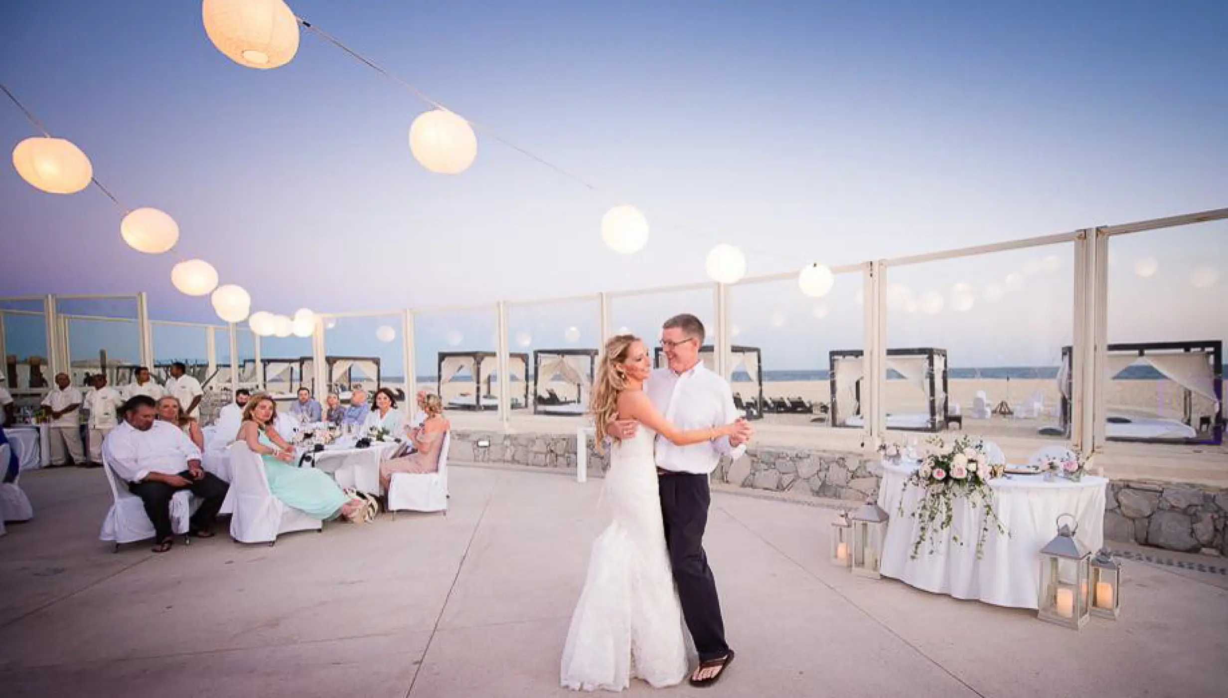 Constellation pool deck wedding venue at Pueblo Bonito Pacifica Golf & Spa Resort