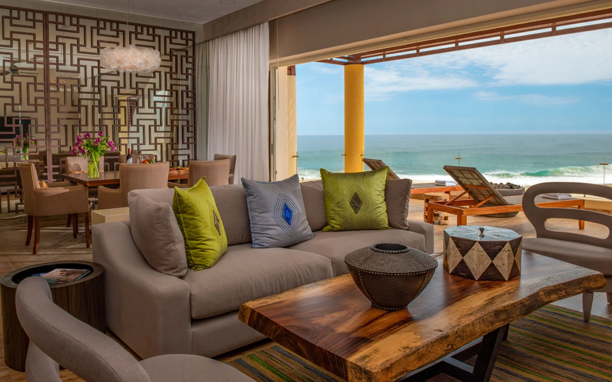 Living room view at Pueblo Bonito Pacifica Golf & Spa Resort