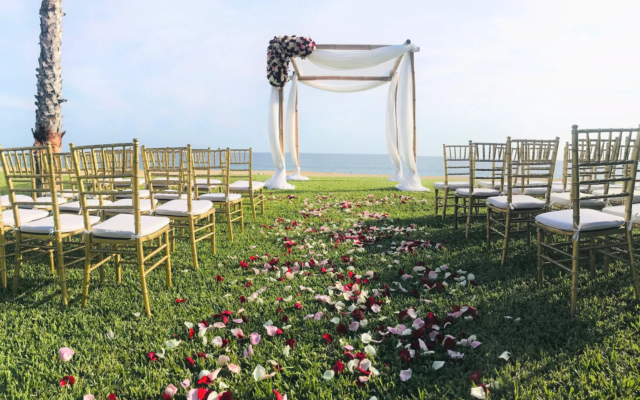 Lovers  Meadow Wedding venue at Pueblo Bonito Sunset Beach Golf & Spa Resort