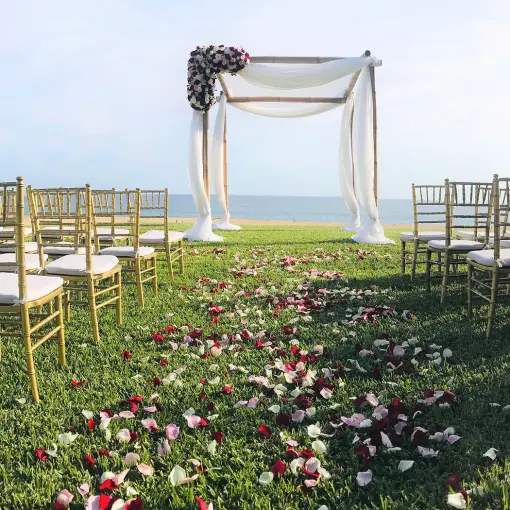 Lovers Meadow wedding ceremony at Pueblo Bonito Sunset Beach, Cabo San Lucas