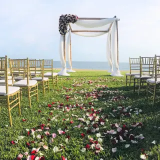 Lovers Meadow wedding ceremony at Pueblo Bonito Sunset Beach, Cabo San Lucas