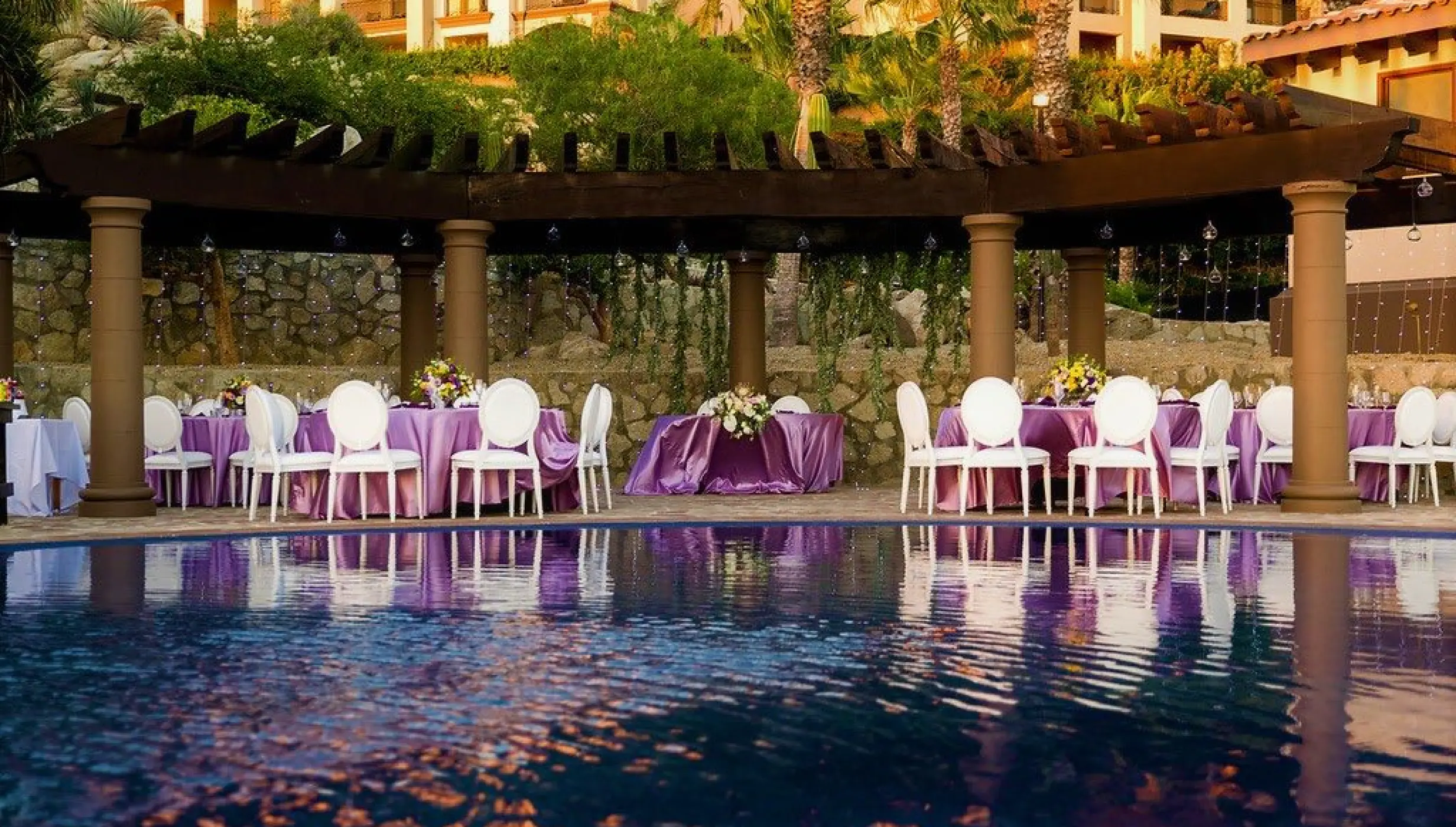 Moon terrace wedding venue at Pueblo Bonito Sunset Beach Golf & Spa Resort