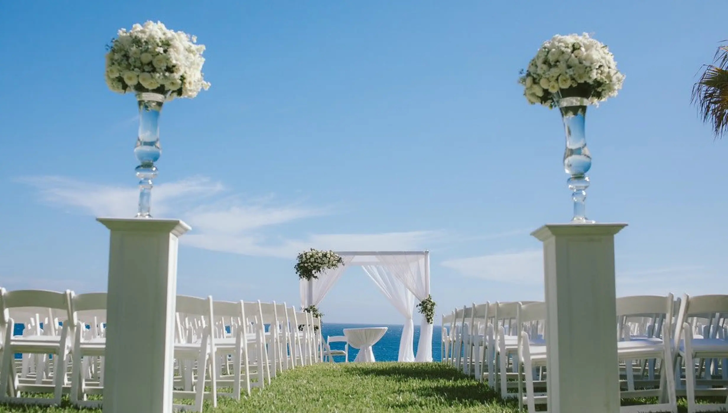 Sunshine garden wedding venue at Pueblo Bonito Sunset Beach Golf & Spa Resort
