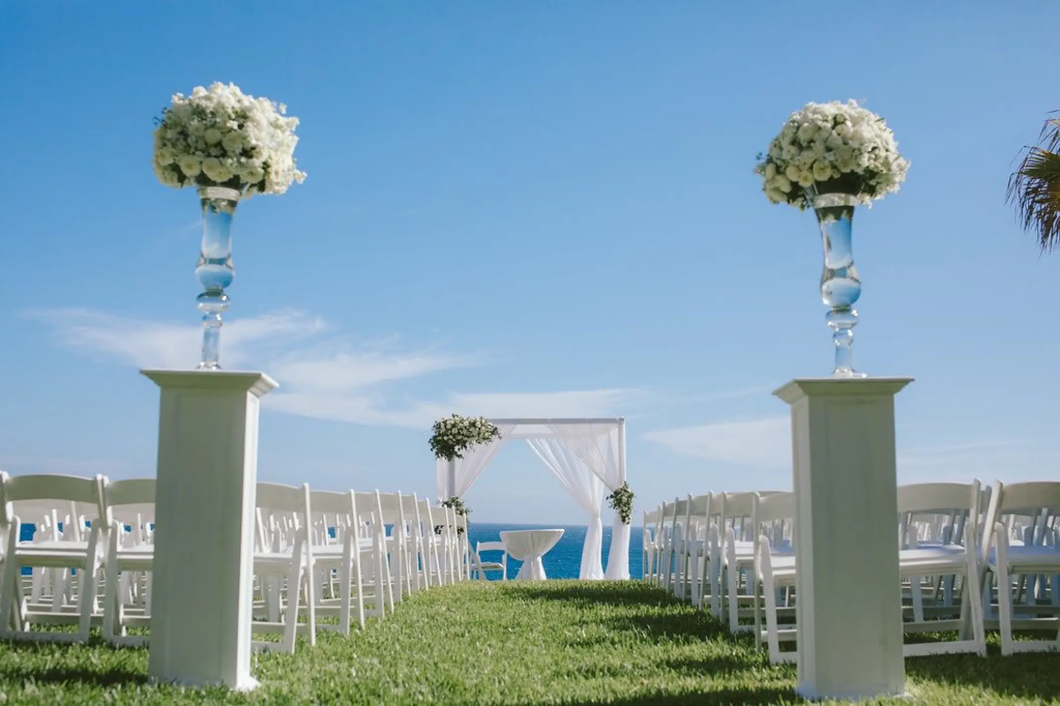 Sunshine Garden wedding ceremony at Pueblo Bonito Sunset Beach, Cabo San Lucas