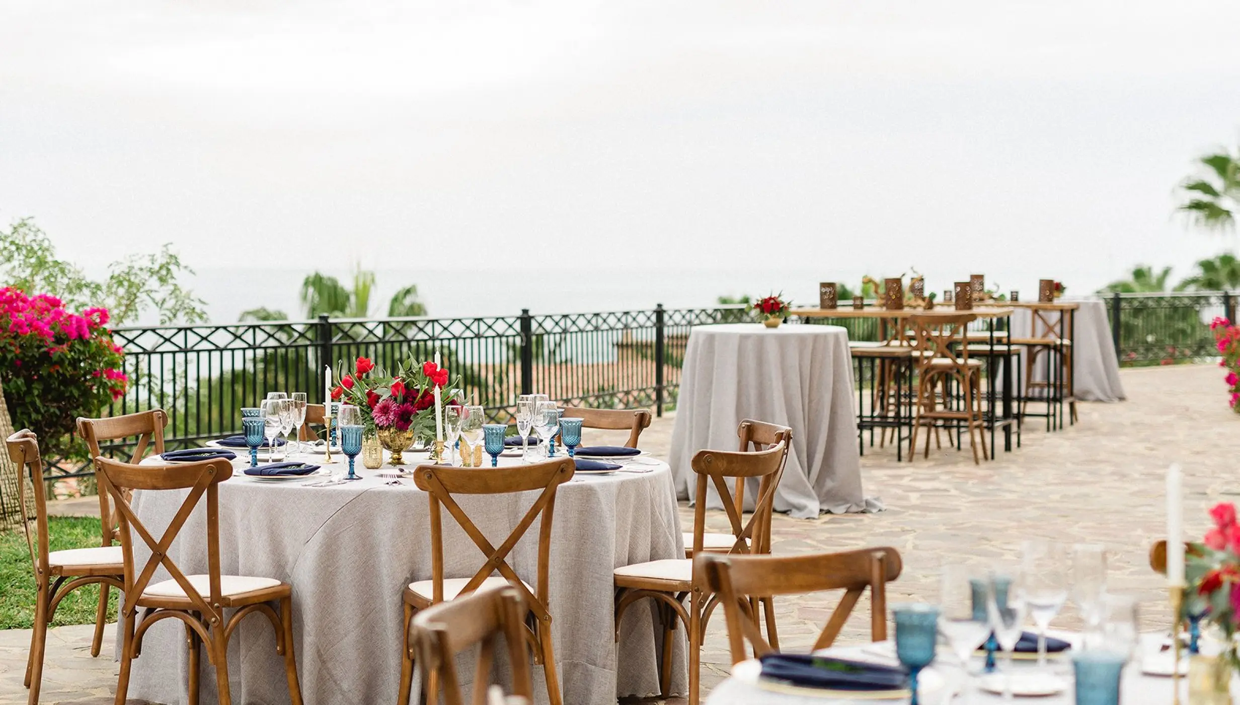Swan terrace wedding venue at Pueblo Bonito Sunset Beach Golf & Spa Resort
