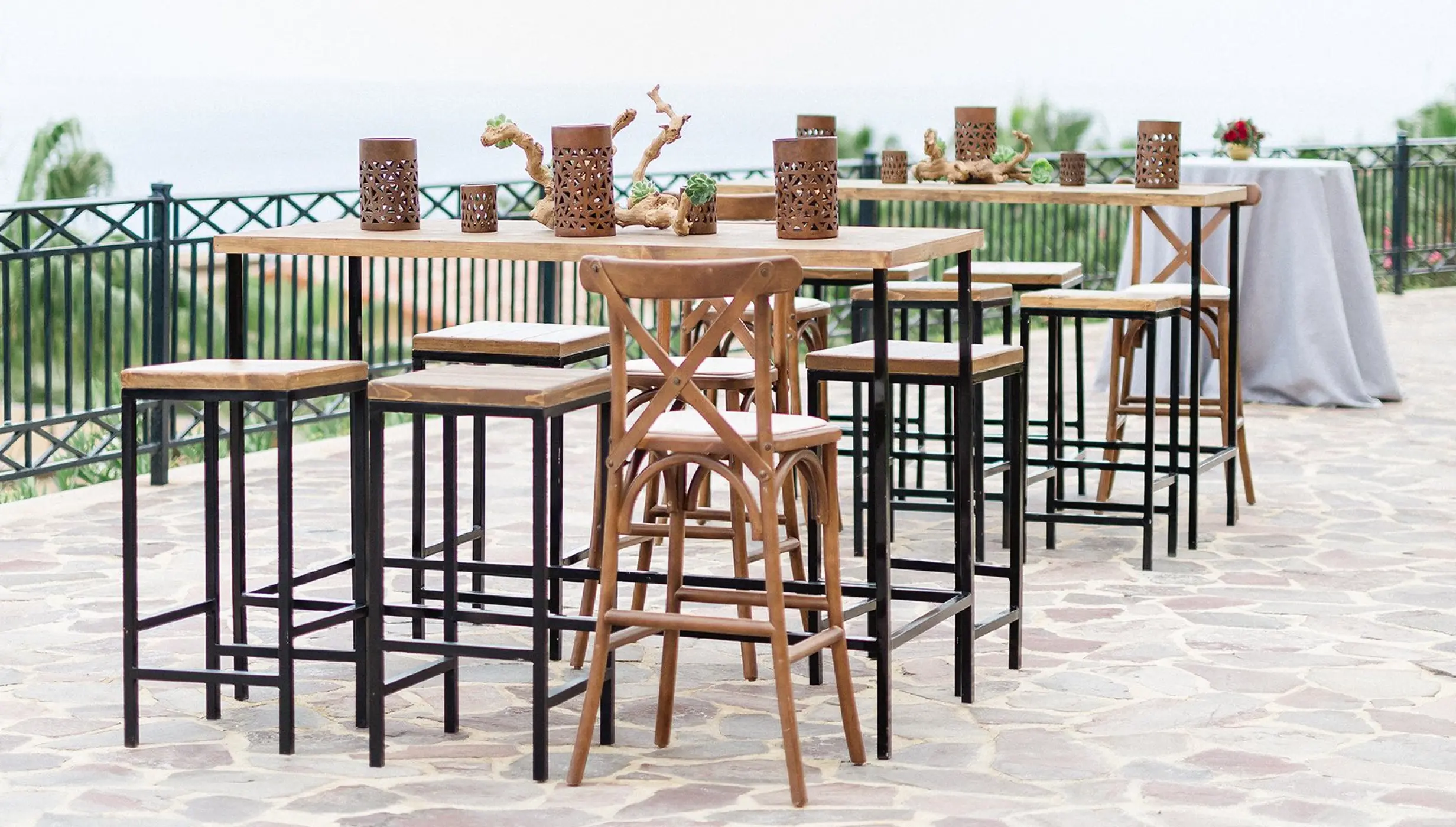 Swan terrace wedding venue at Pueblo Bonito Sunset Beach Golf & Spa Resort
