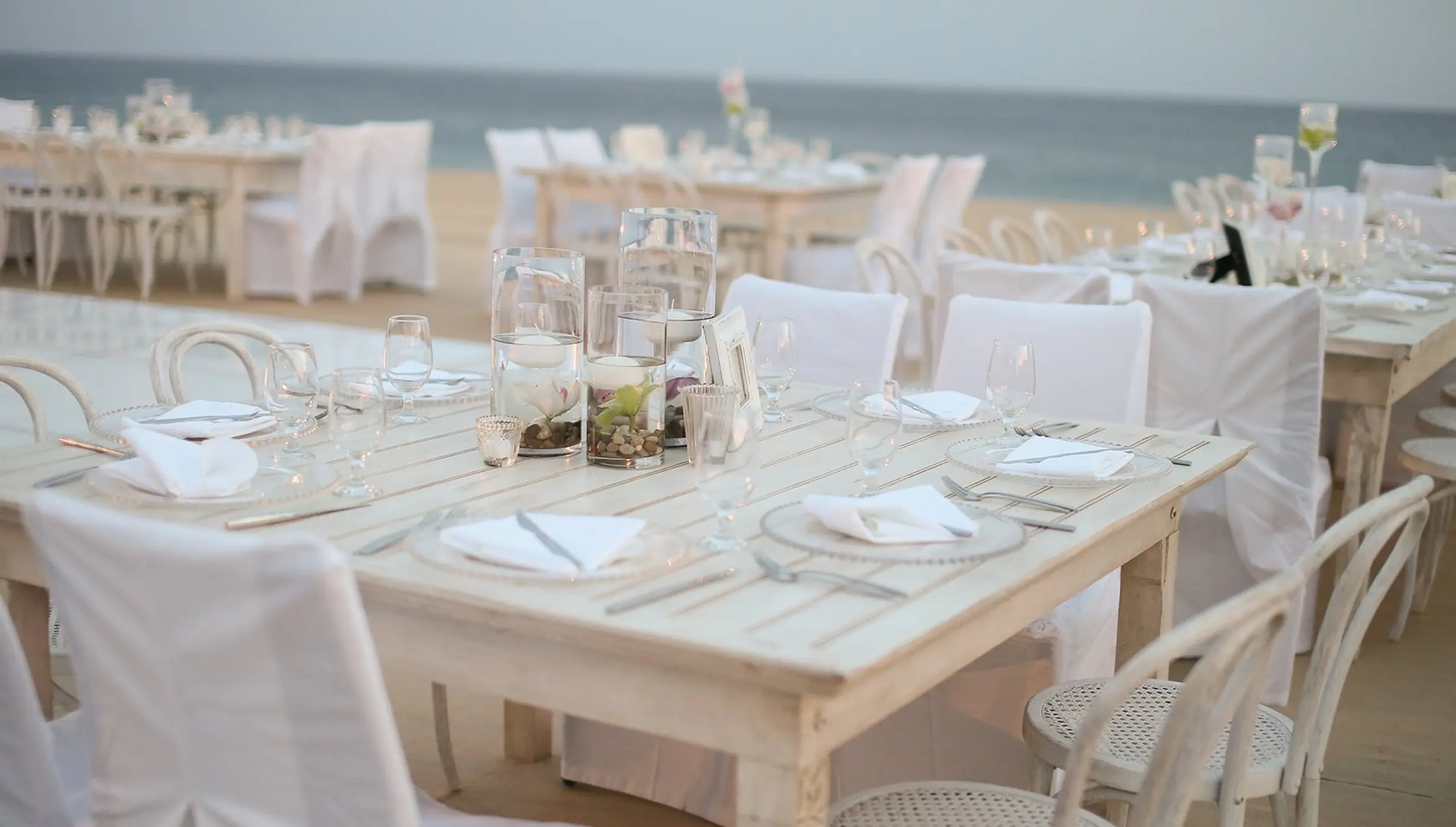 The beach weddding venue at Pueblo Bonito Sunset Beach Golf & Spa Resort