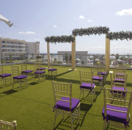 Planet Hollywood Adult Cancun terrace wedding venue