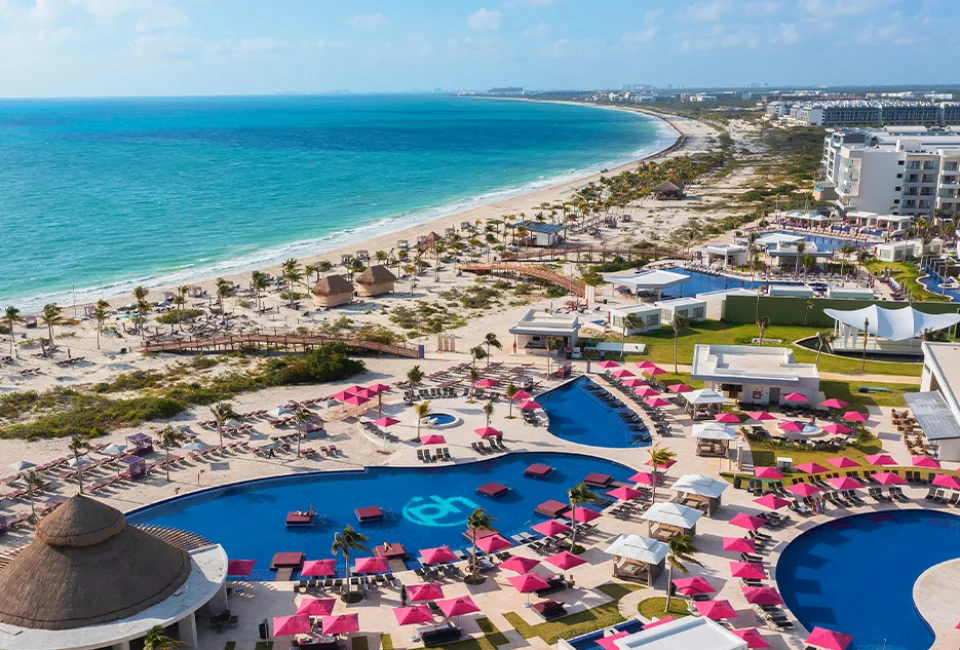 Planet Hollywood Cancun aerial view