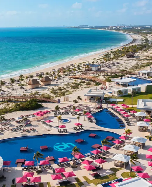 Planet Hollywood Cancun aerial view