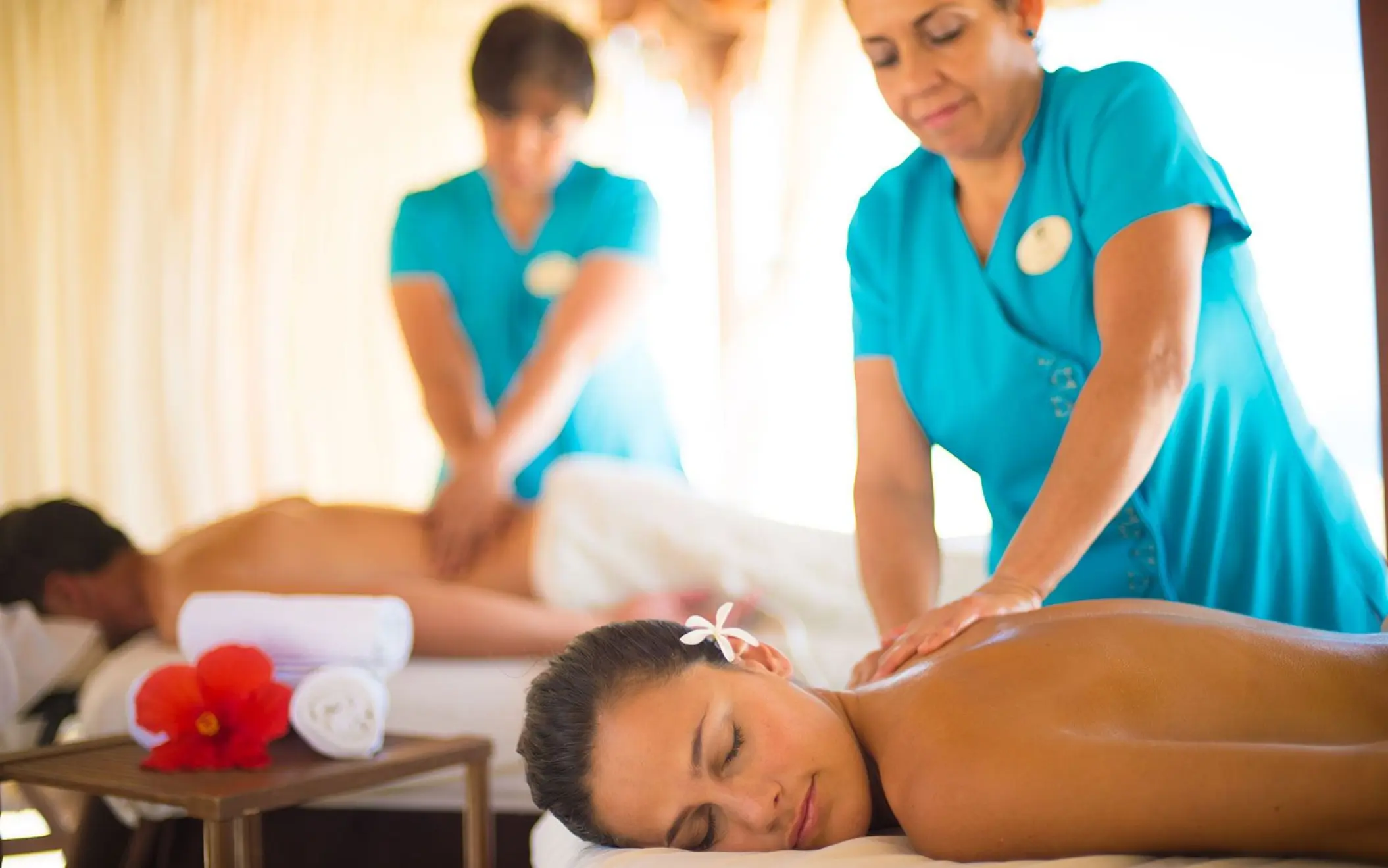 Couples massage treatment at Playa Grande Resort, Cabo San Lucas