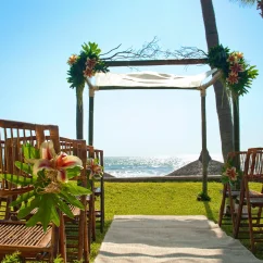 Ceremony decor at Pueblo bonito Los cabos