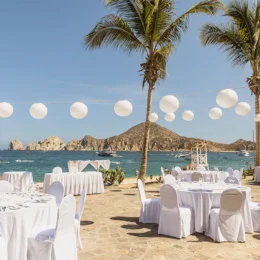 Pueblo Bonito Rose Reception setup.