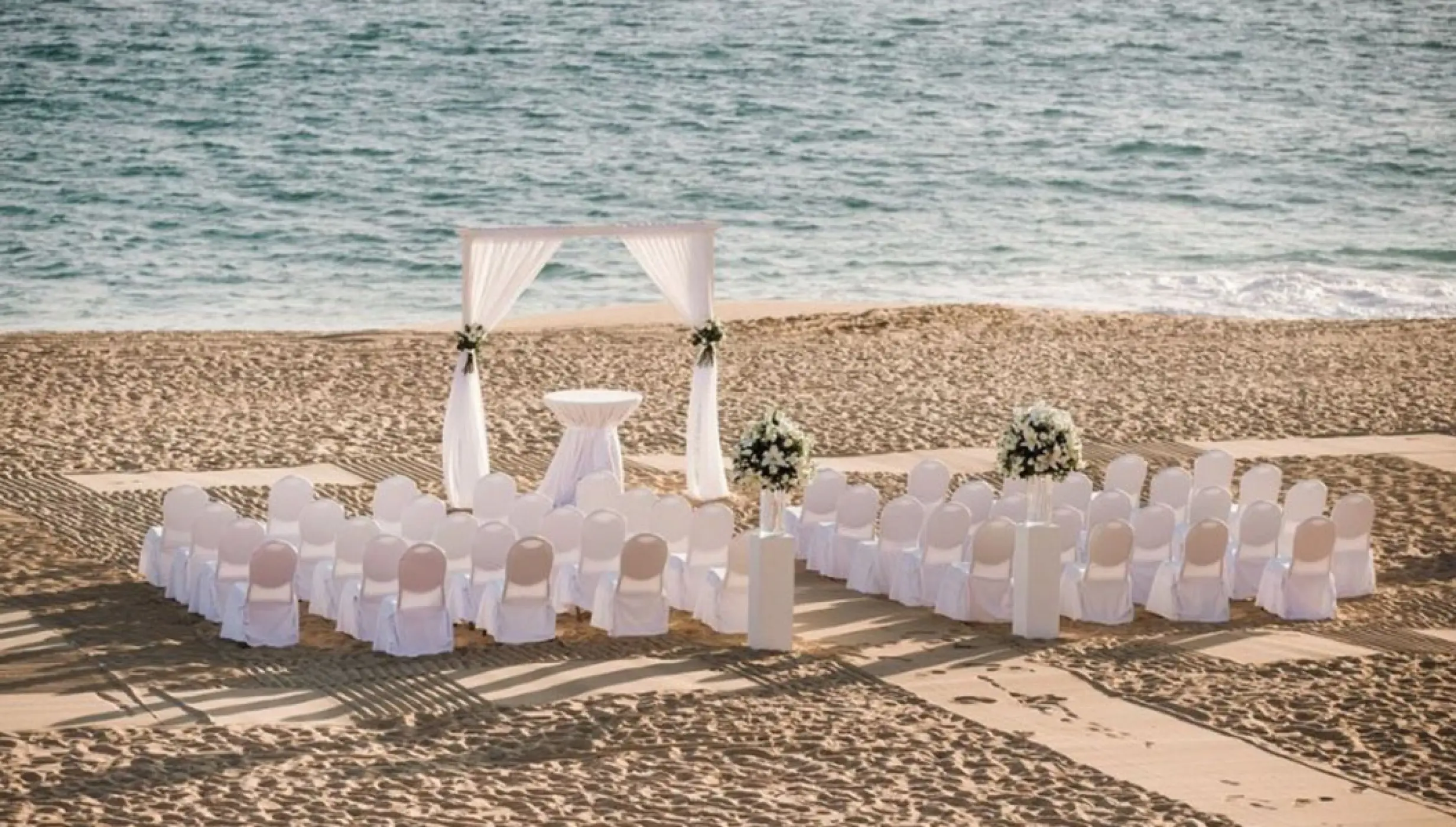 Pueblo Bonito Rose Beach wedding venue.