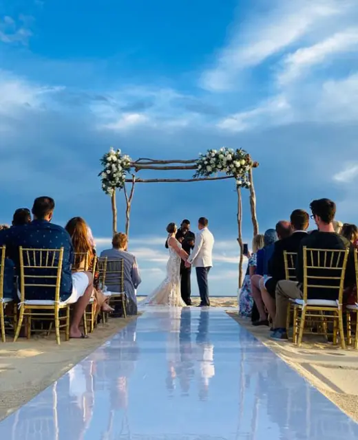 Pueblo Bonito Rose Beach wedding.