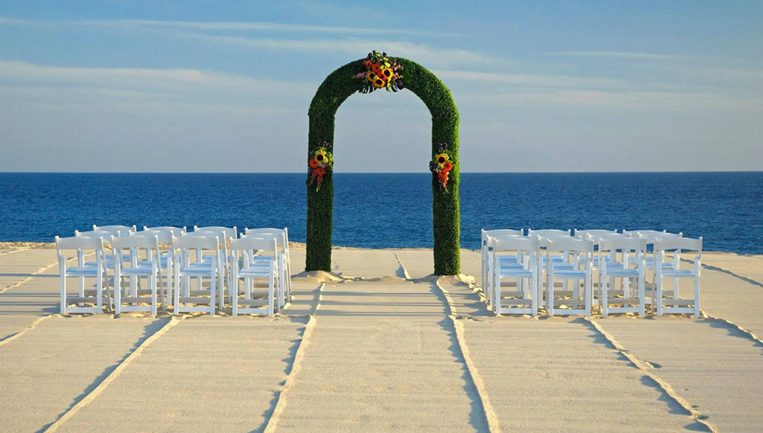 Pueblo Bonito Rose Beach wedding venue.