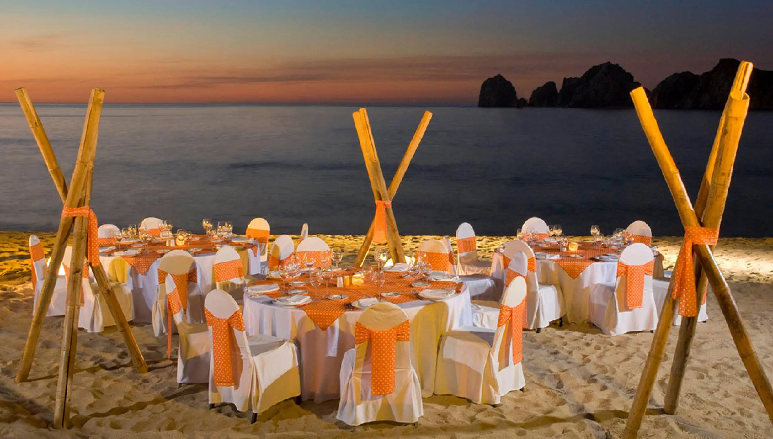 Pueblo Bonito Rose Beach wedding venue.