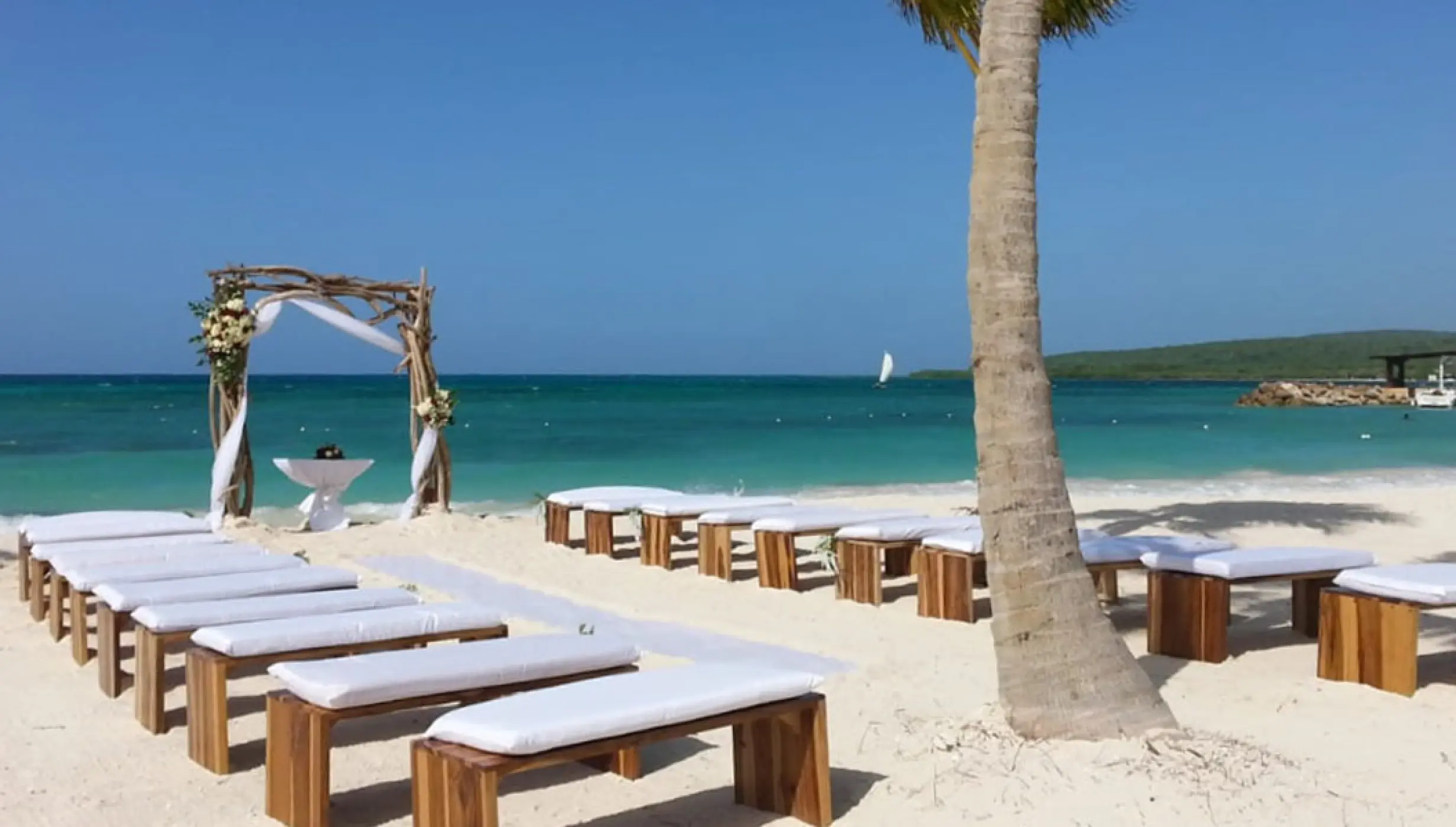 Beach Wedding Venue at Royalton Blue Waters.