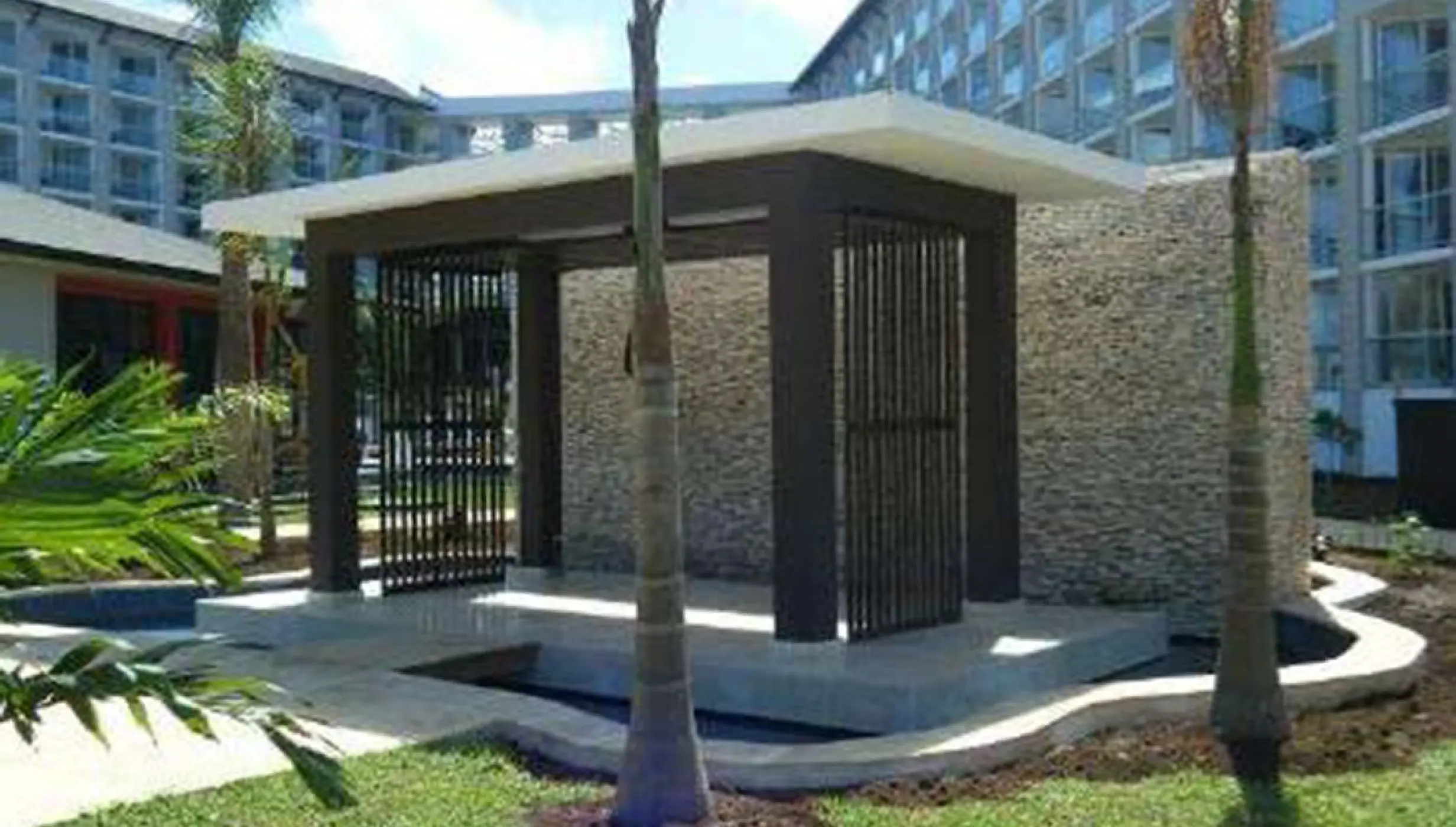 Garden Gazebo Wedding Venue at Royalton Blue Waters.