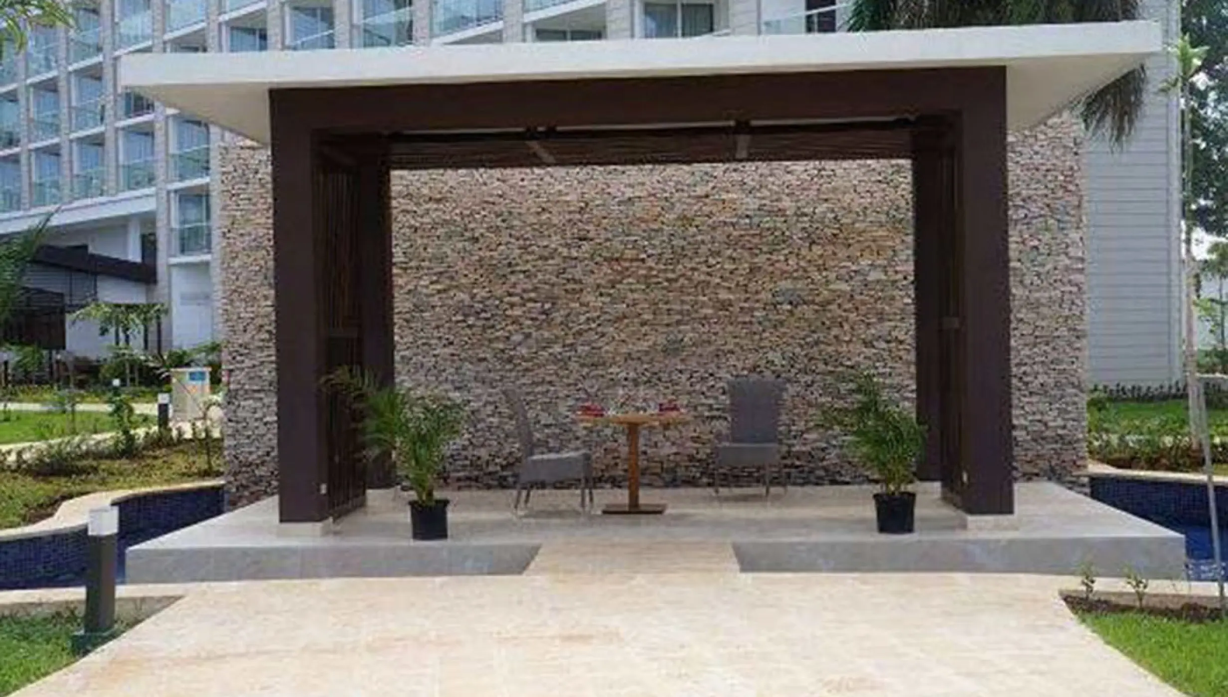Garden Gazebo Wedding Venue at Royalton Blue Waters.