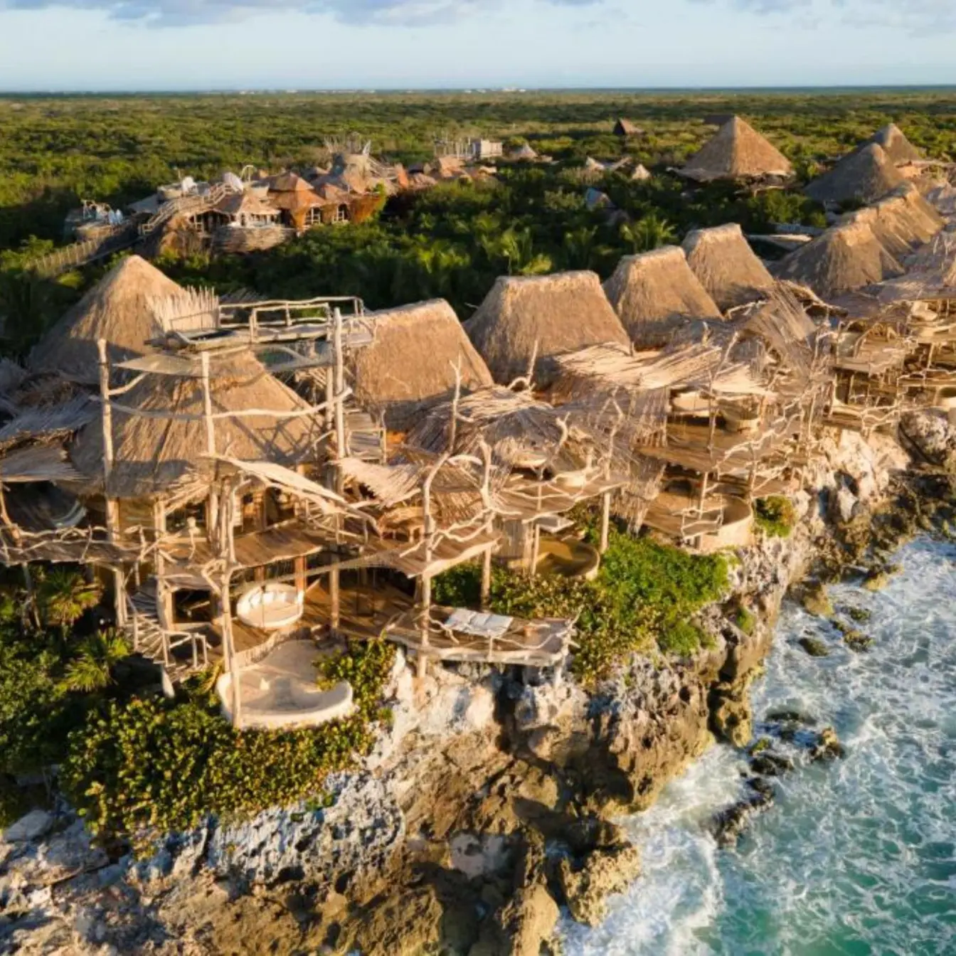 aerial view of azulik tulum