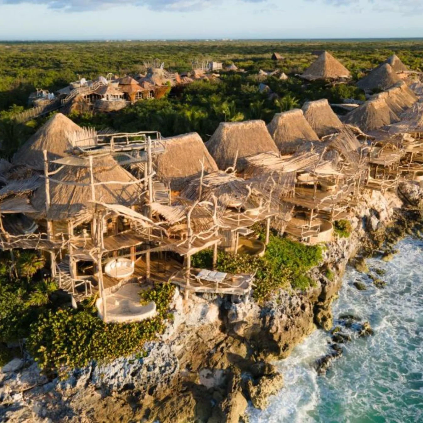 aerial view of azulik tulum