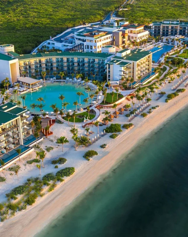 Haven Riviera Cancun Aereal overview.