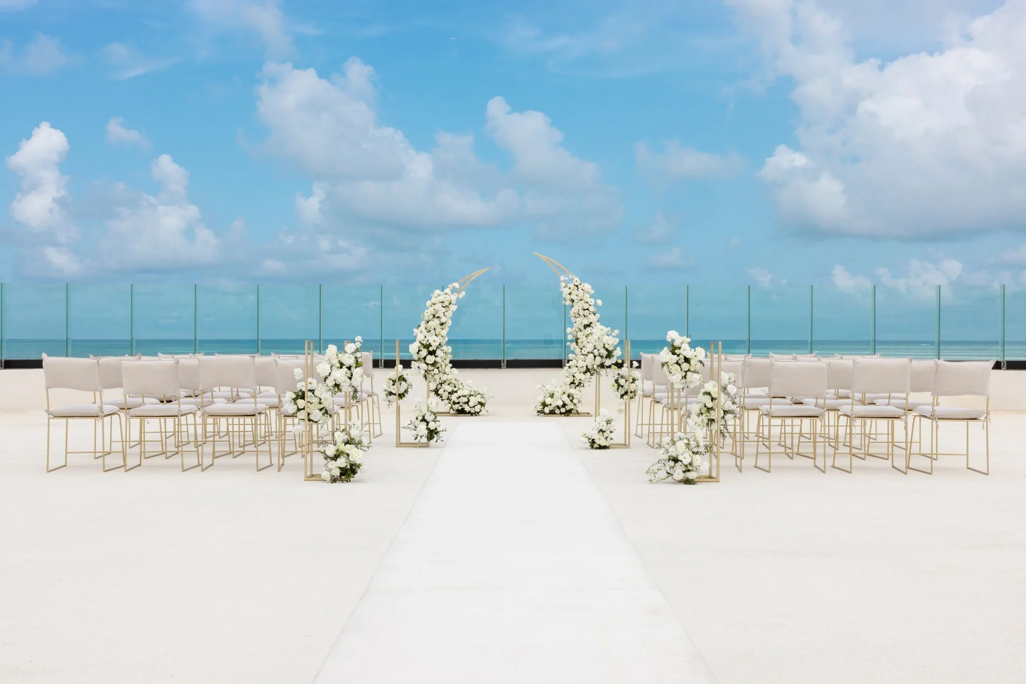 Lobby terrace at AVA Resort Cancun