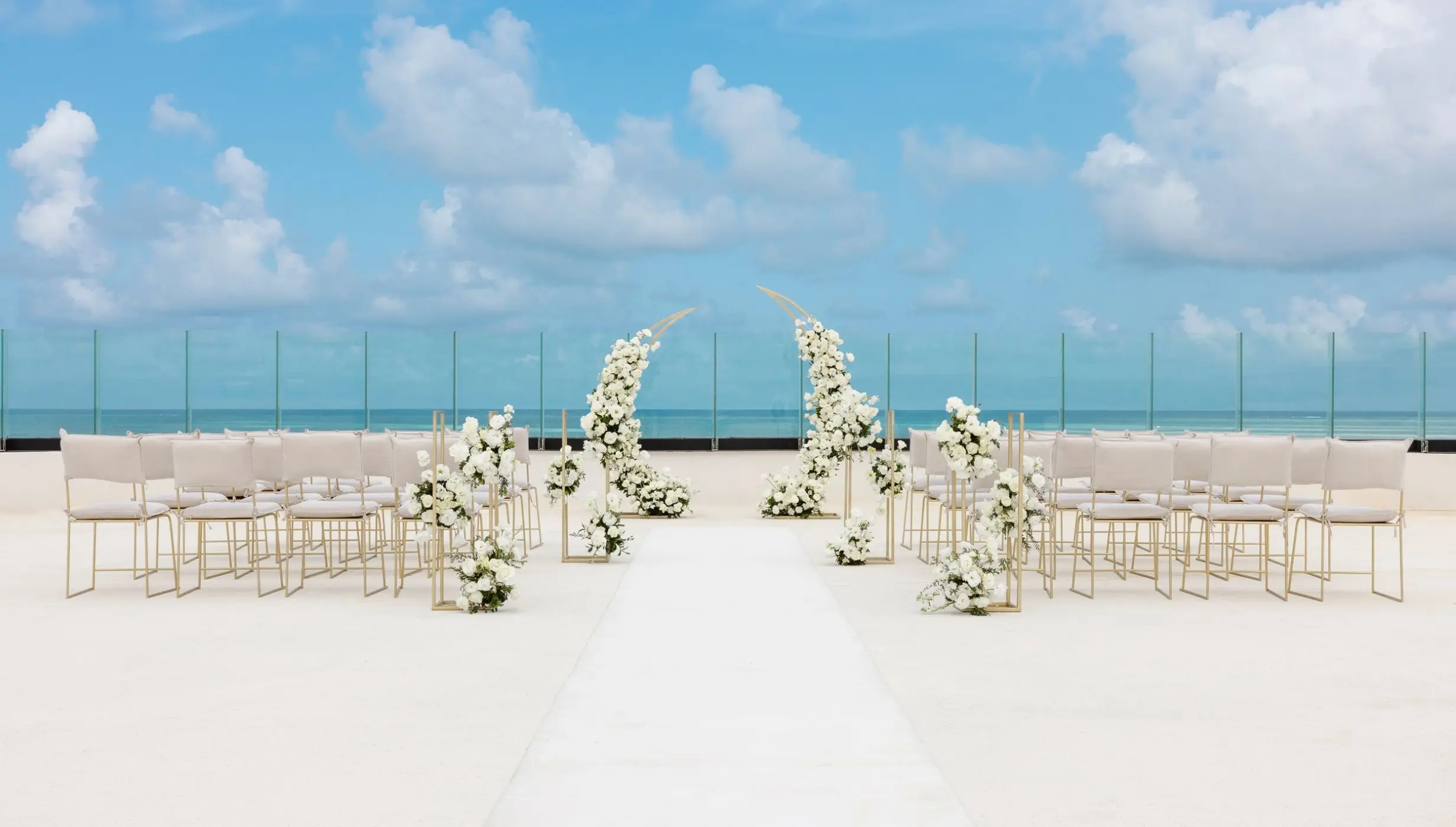 Lobby terrace at AVA Resort Cancun