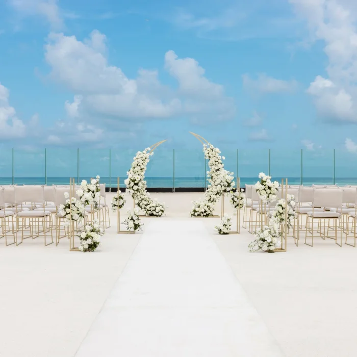 Lobby terrace at AVA Resort Cancun