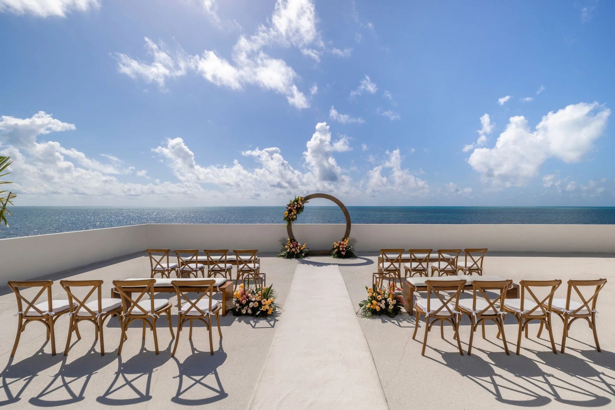 sunburst terrace venue at AVA Resort Cancun