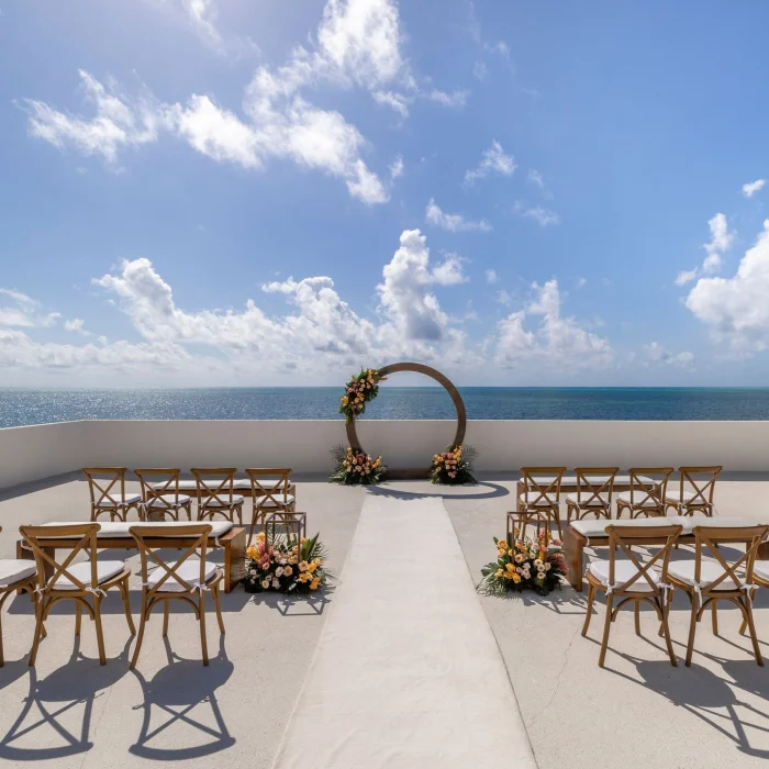 sunburst terrace venue at AVA Resort Cancun