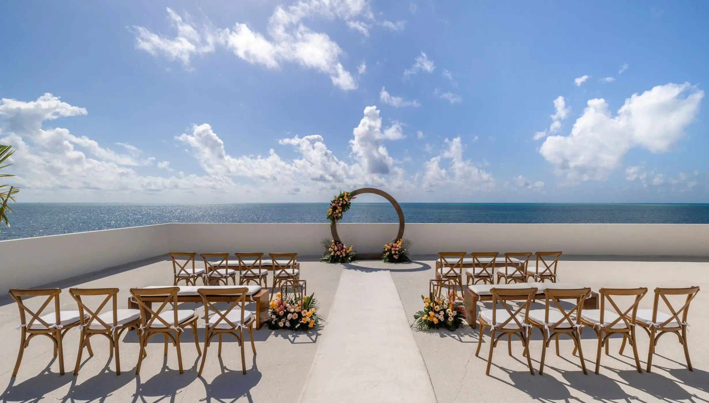 sunburst terrace venue at AVA Resort Cancun