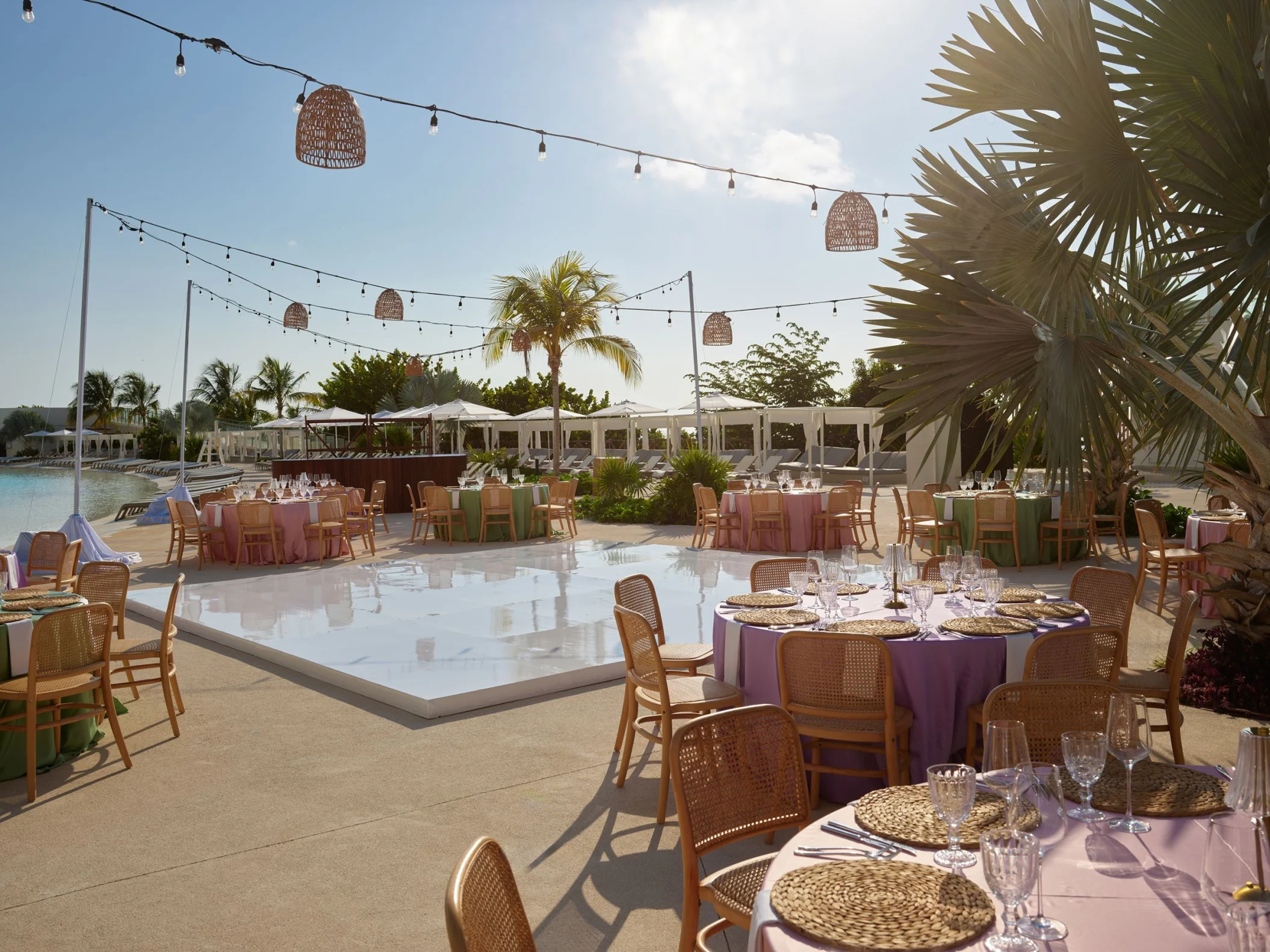 wedding reception at AVA Resort Cancun