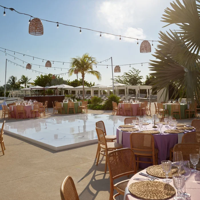 wedding reception at AVA Resort Cancun