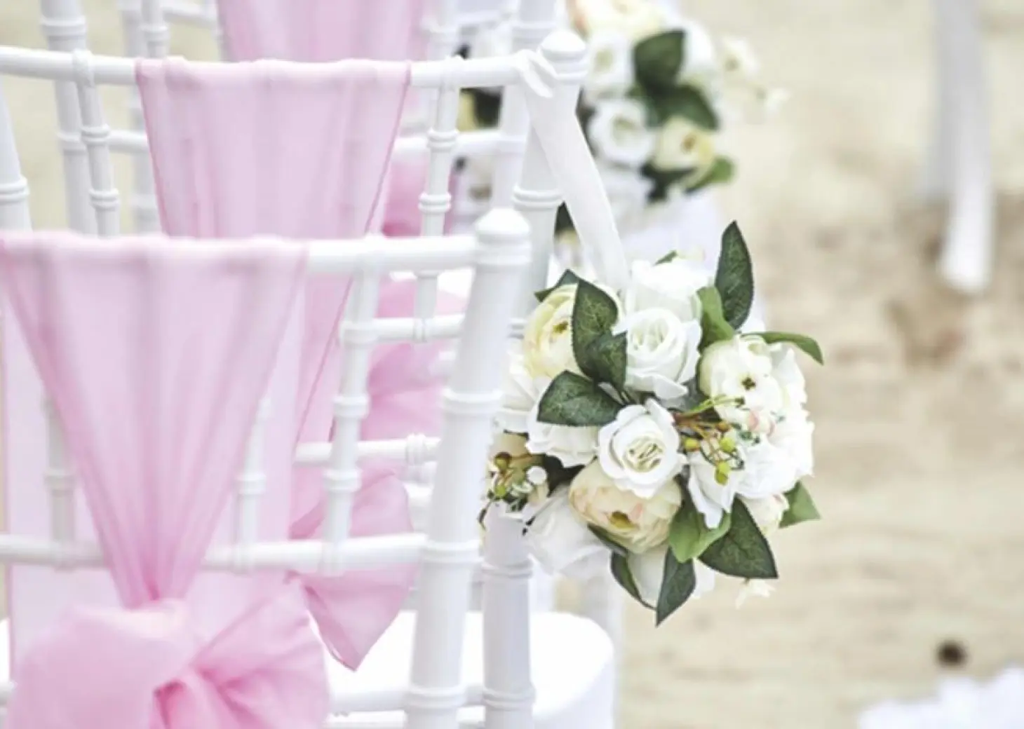 wedding chairs for guests at bahia principe grand coba