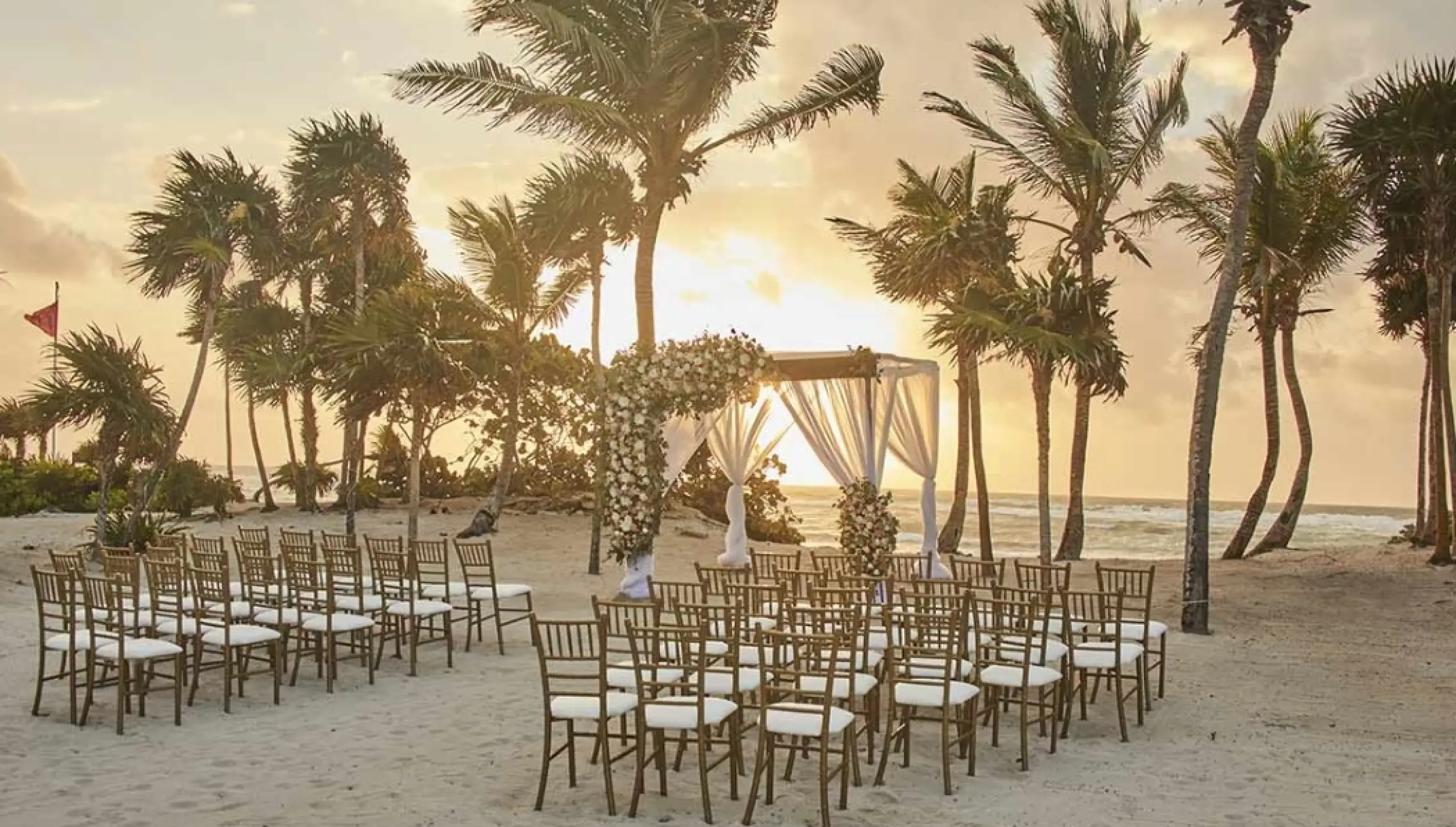 beach wedding venue at Bahia Principe