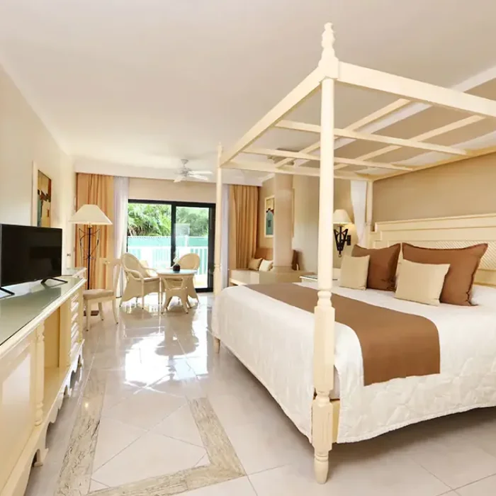 Rooms and suites at Bahia Principe Resorts.