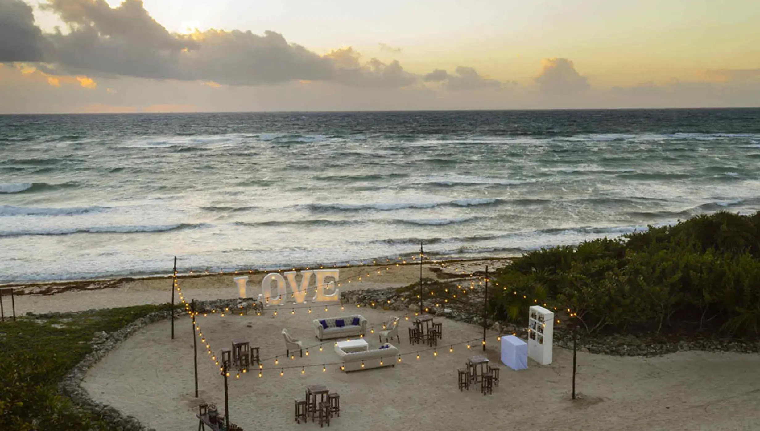 Beach Mirador wedding venue at Bahia Principe Riviera Maya