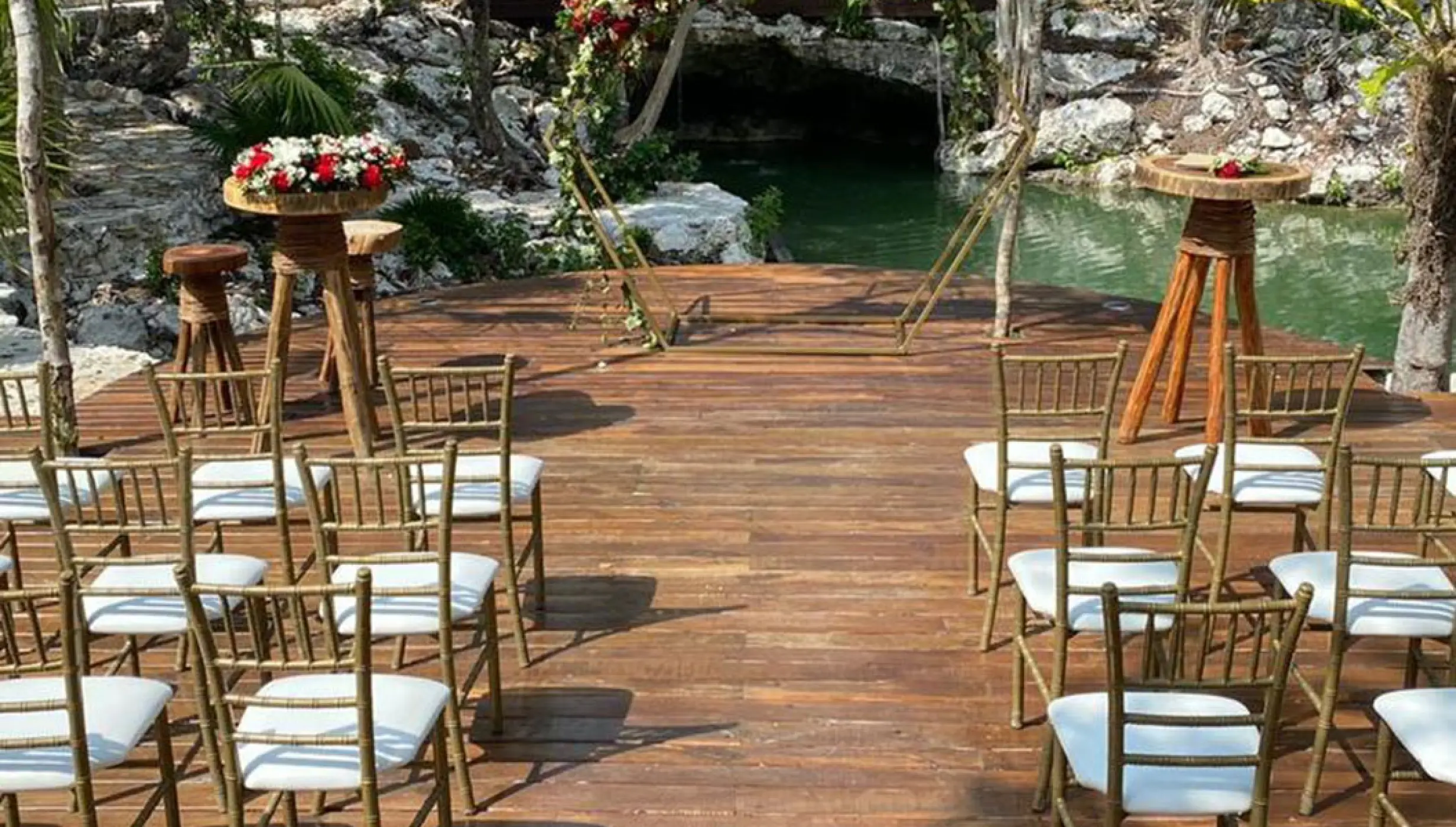 Cenote Country Club wedding venue at Bahia Principe Riviera Maya