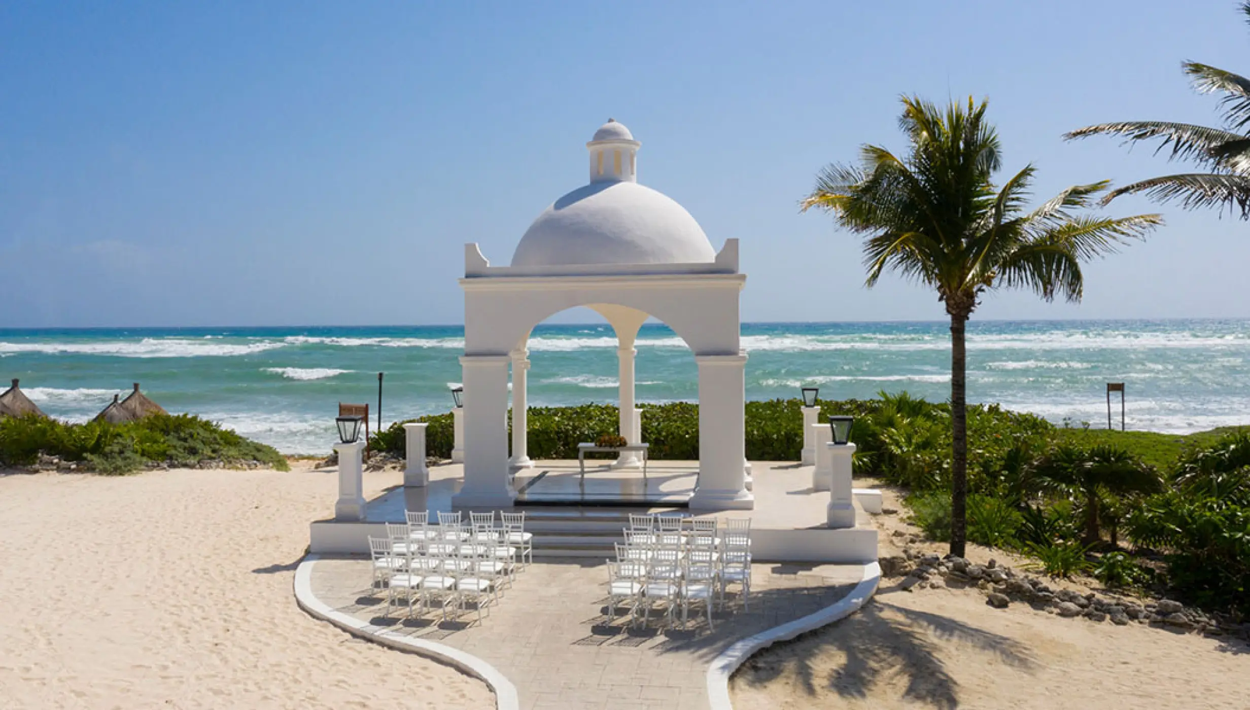 Gazebo wedding venue at Bahia Principe Riviera Maya
