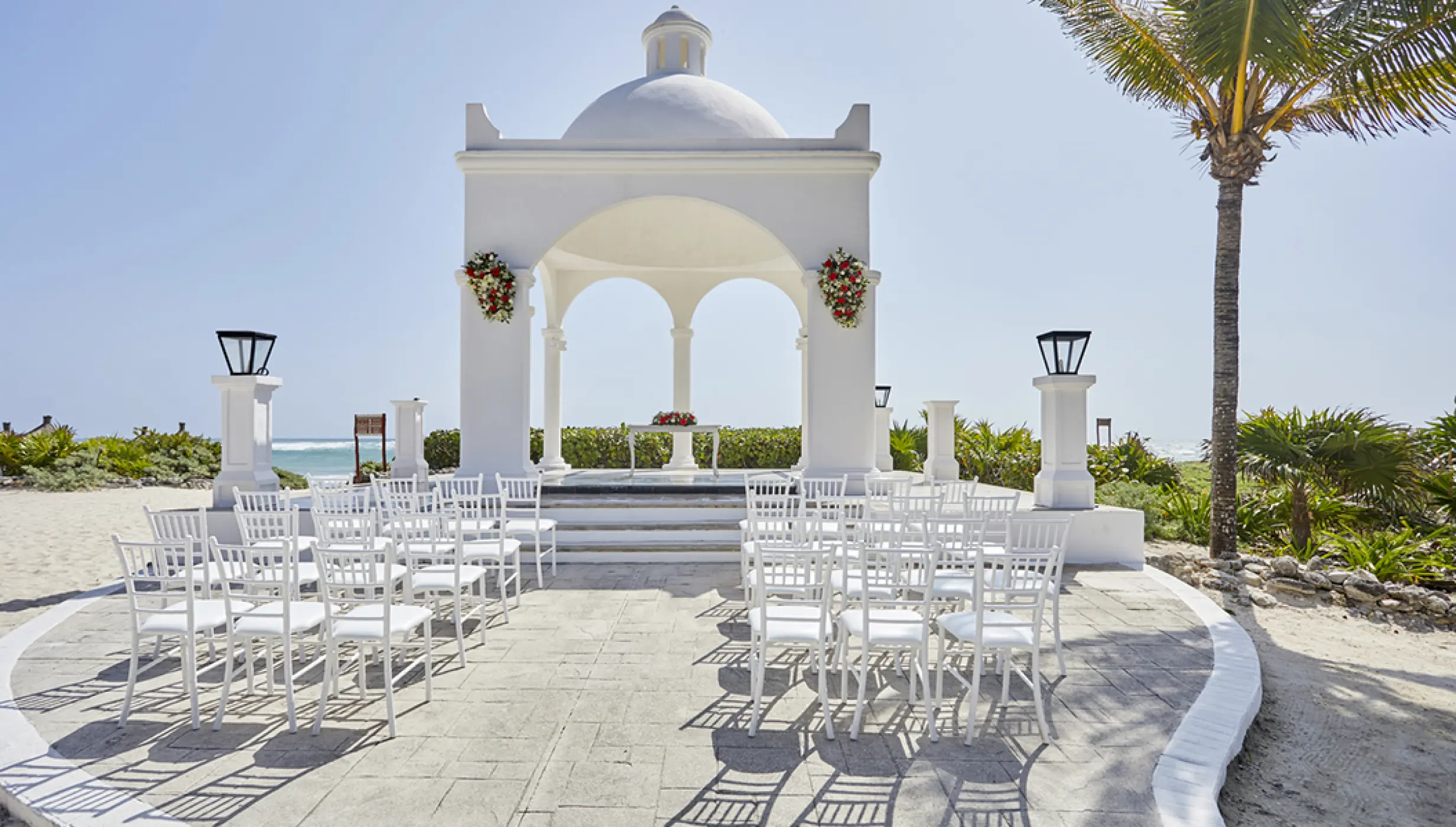 Gazebo wedding venue at Bahia Principe Riviera Maya