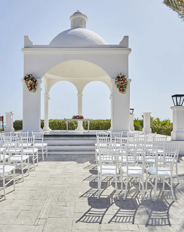 Gazebo wedding venue at Bahia Principe Riviera Maya