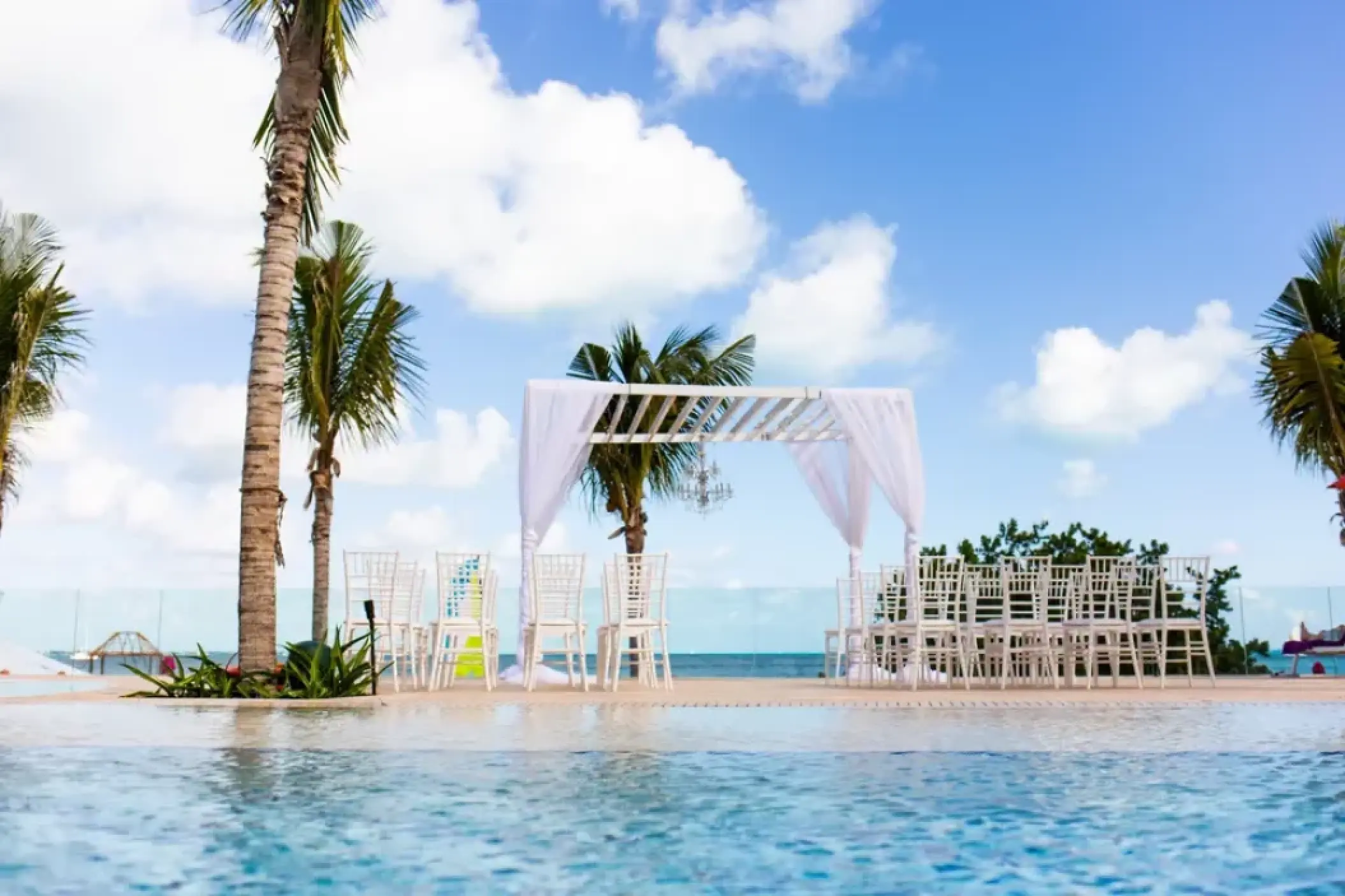 Terrace wedding ceremony at Breathless Cancun Soul, Cancun